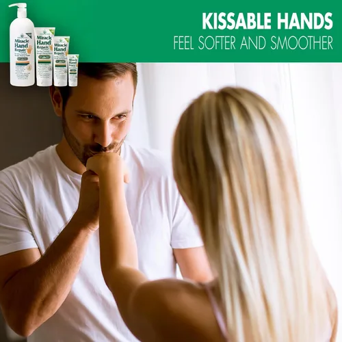 Miniatura 7 de Miracle - Crema reparadora de manos para manos secas y agrietadas, 8 onzas, la mejor crema curativa de manos con 60% de aloe vera, hidratante
