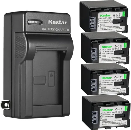 Miniatura 8 de Kastar Reemplazo del cargador de batería de pared AC para JVC GZ-MS216 GZ-MS216AEU GZ-MS216BEU GZ-MS216REU GZ-MS216SEU GZ-MS230 GZ-MS230AU