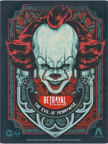 Hasbro Gaming Avalon Hill Betrayal at The Neibolt House: The Evil of Pennywise Expansion | A partir de 17 años | 3-6 jugadores