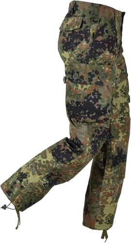 Miniatura 2 de Pantalones Flecktarn estilo militar alemán Tacgear Field Cargo Combat Pantalones Camo Tactical Ripstop