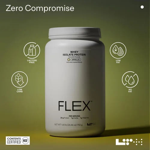 Miniatura 7 de LTH Aislamiento de proteína de suero Flex – Con la confianza de los miembros de Life Time – para la recuperación después del entrenamiento – Bajo
