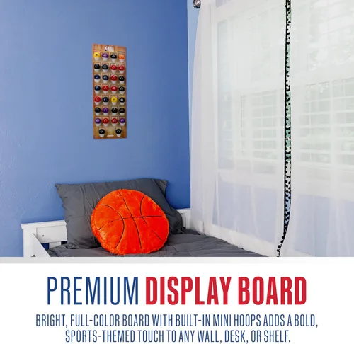 Miniatura 3 de Franklin Sports Unisex Adult Hoop Tracker – Official Standings Board with Mini Hoops & Basketballs