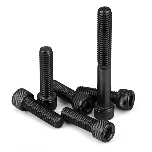 Miniatura 6 de Tornillos de cabeza hueca M6 x 0.787 in (0.315 in a 3.937 in disponibles), acero aleado grado 12.9 óxido negro, unidad de enchufe Allen, rosca