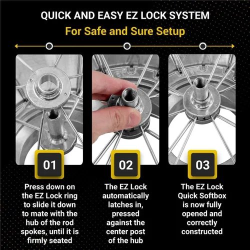 Miniatura 3 de Glow EZ Lock - Caja de luz rápida pequeña octa de 36 pulgadas, caja de luz parabólica de ocho lados se abre y se cierra fácilmente, esta caja de luz