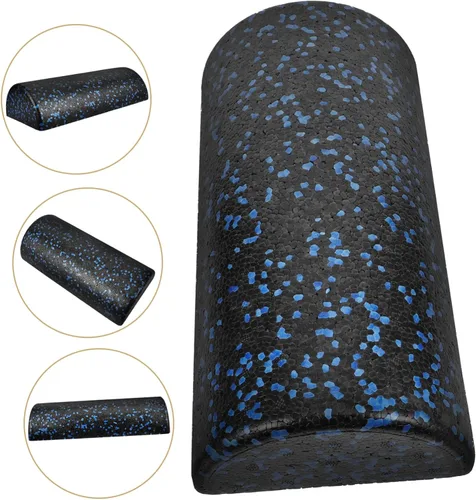 Miniatura 6 de Medio rodillo para yoga, fitness, herramienta de masaje semicírculo para alivio muscular, entrenamiento de equilibrio, diseño elegante