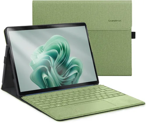 Miniatura 12 de Omnpak Microsoft Surface Pro 11/10/9 - Funda protectora ligera, múltiples ángulos, soporte para stylus, diseñada para Surface 11ª edición AI