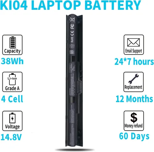 Miniatura 5 de 800049-001 KI04 K104 Batería para HP Pavilion 17-g 17t-s 15-ab 15t-ab 15-an 15-ab223cl 15-ab243cl 15-ab247cl 17t-s100 17-g119dx 17-g192dx 17-g133cl