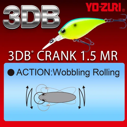 Miniatura 3 de Duel Yo Zuri R 1353 3 Db Crank 1 5 Mr ' F 60 Mm 2 8 marrón (Brown Crawfish)
