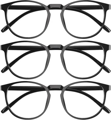 Gafas de luz azul para mujeres y hombres, antifatiga ocular, gafas de bloqueo de luz azul, gafas ligeras retro para juegos