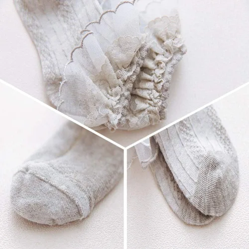 Miniatura 7 de Juebm Infant Baby Girls Ruffle Socks Toddler Dress socks,Pack of 356 Baby Frilly Lace Ankle Socks