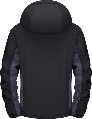 Miniatura 2 de MAGCOMSEN Chaquetas de esquí para mujer, resistentes al agua, aisladas, a prueba de viento, forro polar, abrigos de invierno con capucha