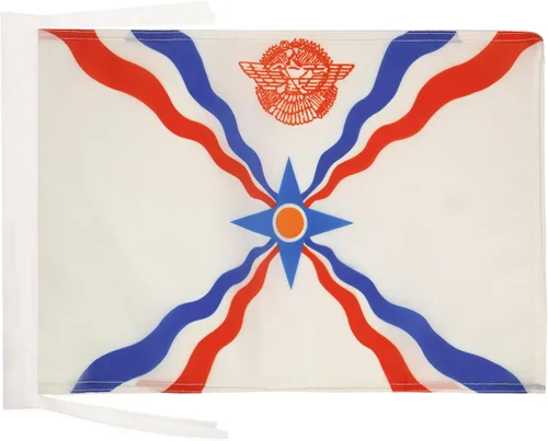 Miniatura 825 de Bandera de México AZ FLAG, 45.7 x 30.5 cm, con cordones - Pequeñas banderas mexicanas de 30 x 45 cm - Bandera de 45.7 x 30.5 cm