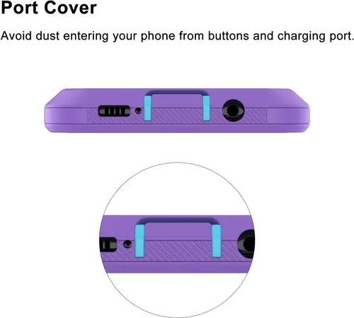 Miniatura 4 de Funda híbrida para Samsung Galaxy A30, A50, a prueba de golpes, de plástico duro y absorción de golpes, de goma, para Samsung Galaxy A30, A50S