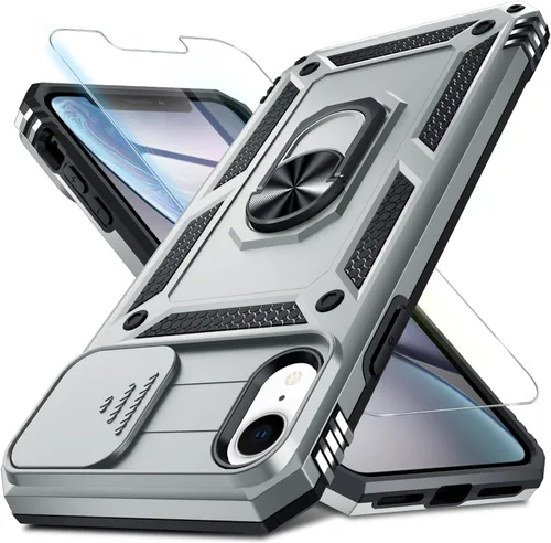Miniatura 52 de Janmitta - Funda para iPhone 14 Pro con cubierta deslizante para lente de cámara incorporada + protector de pantalla, funda de cuerpo completo