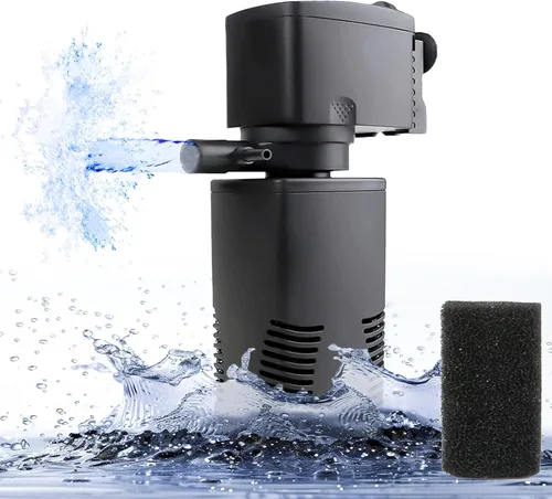 Miniatura 8 de coospider-repta Filtro de acuario para tanque de 100 a 300 galones, potente filtro interno de tanque de peces de 660 GPH, filtro sumergible de bomba