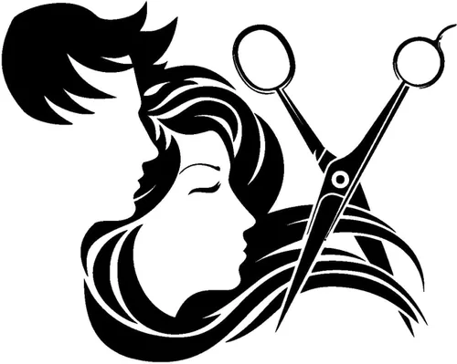 Adhesivo para peluquería, salón de belleza, hombre y mujer, herramientas de peluquería, estilista, calcomanías para el cabello, oficina, sala de