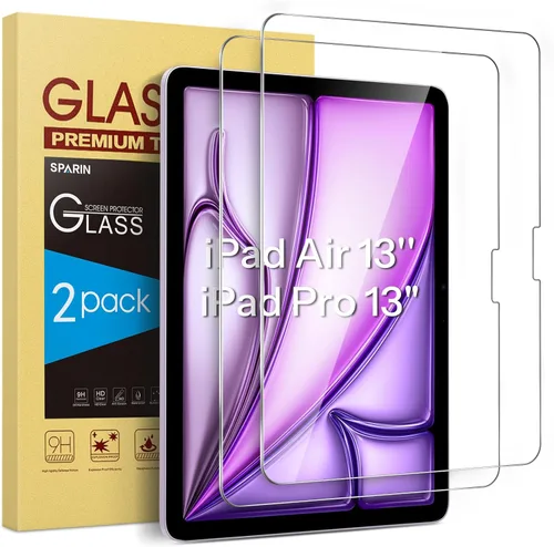 Miniatura 9 de SPARIN - Paquete de 2 protectores de pantalla para iPad Air de 11 pulgadas M3 2025 y M2 2024 (iPad Air 7ª/6ª generación), vidrio templado