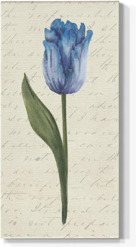 Miniatura 17 de Renditions Gallery Página de inicio arte floral para pared, decoraciones modernas, pinturas de iris azul, ramo de flores abstractas de naturaleza