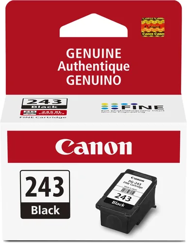Canon PG-243 - Cartucho de tinta negra original, compatible con iP2820, MX492, MG2420/2520/2920/2922/2924/3020/2525, TS3120/302/302a/202/4520/3320