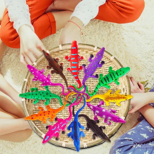 Miniatura 3 de Juguetes de baño sin agujeros que cambian de color para niños pequeños, juguete de caimán que cambia de color, juguetes de animales reptiles