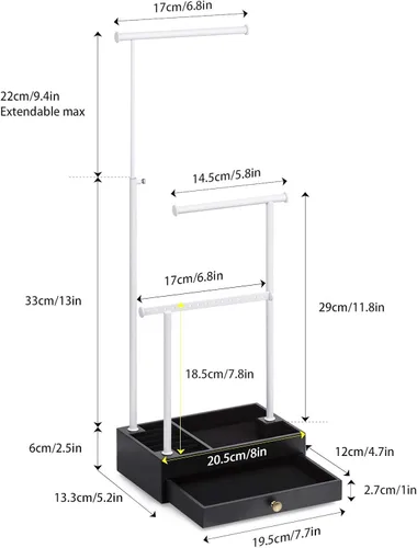 Miniatura 6 de Love-KANKEI - Soporte para collar, diseño de árbol