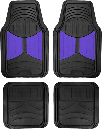 Miniatura 21 de FH Group Alfombrillas de Piso para Automóviles - Alfombrillas de Piso de Goma Heavy-Duty Monster Eye para Autos, Ajuste Universal Juego Completo