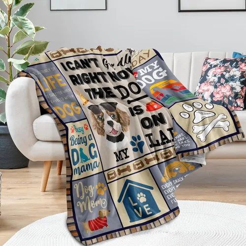 Miniatura 6 de Regalos de Navidad para madres de perros para mujeres, regalos para amantes de los perros, regalos para amantes de los perros/mamás mujeres, manta