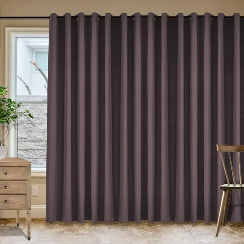 Miniatura 54 de Frelement Cortinas de lino de lino de bronce con ojales para interiores, tratamiento de ventanas para sala de estar, dormitorio, habitación