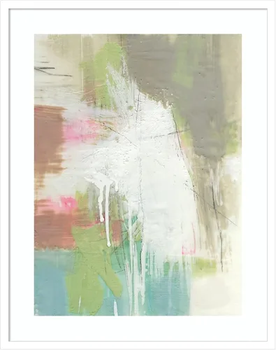 Miniatura 20 de Amanti Art Framed Wall Art Print 33x26 Retro Splash I by Jennifer Goldberger, Abstract Wall Art, Modern Contemporary Decor, Large Poster Painting