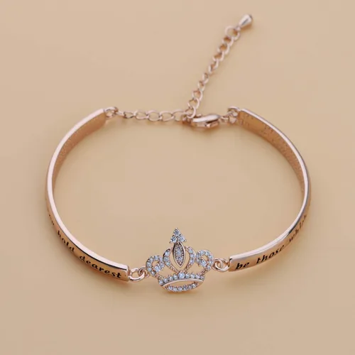 Miniatura 3 de LQRI Regalo de quinceañera Sweet 15 Gift Princess Crown Bracelet May the Dreams You Hold Dearest Be Those 15th Birthday Gift