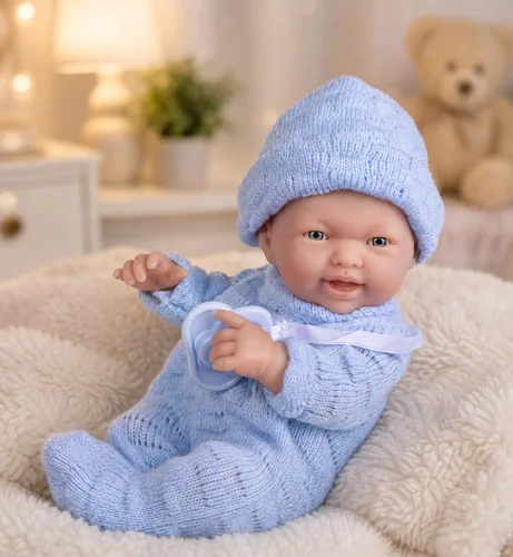 Miniatura 8 de Muñeco recién nacido La Newborn Real Boy - Azul