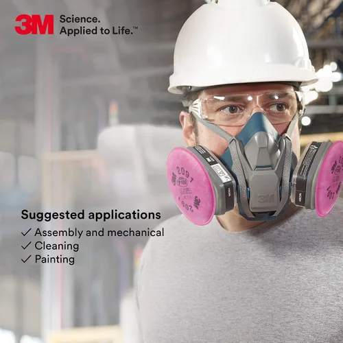 Miniatura 4 de 3M Adaptador de filtro respirador 502, paquete de 20