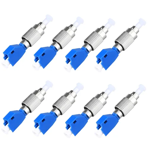 Miniatura 16 de Conector de fibra óptica, FC macho a LC hembra híbrido adaptador convertidor de fibra óptica compatible con medidor de potencia óptica localizador