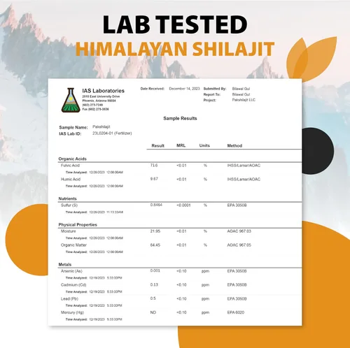 Miniatura 5 de PakShilajit® Gotas líquidas de Shilajit del Himalaya secadas al sol, la mayoría de las gotas de Shilajit de grado dorado prémium y orgánico por