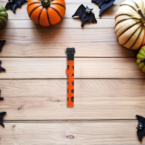 Miniatura 9 de STOBOK Proyector de linterna de Halloween con patrón de fantasma de calabaza, linterna de mano para decoración de fiestas, luz aterradora segura