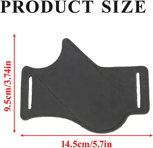 Miniatura 2 de Funda de cuchillo, funda de cuchillo con hebilla de cinturón, fundas de cuchillo de cuero para cinturón, funda de cuchillo plegable de bolsillo EDC