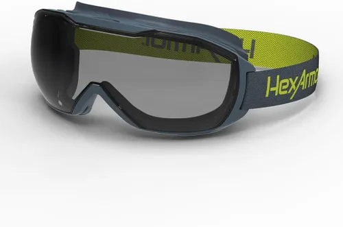 HexArmor Gafas de seguridad antivaho MX500, diseño sobre las gafas, amplio campo de visión, protección ocular con clasificación de salpicaduras