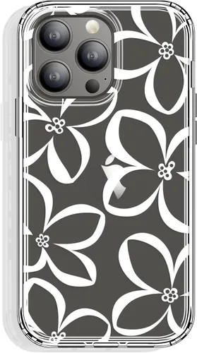 Miniatura 21 de GYZYA Funda transparente para iPhone 14 y iPhone 13 de 6.1 pulgadas con diseño de patrón, funda protectora delgada de TPU + parachoques a prueba