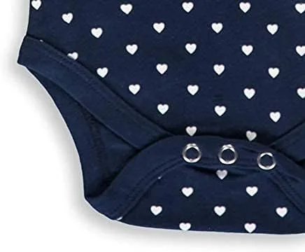 Miniatura 4 de Two Feet Ahead Corazones, mameluco para bebé, ropa para bebés recién nacidos, Azul