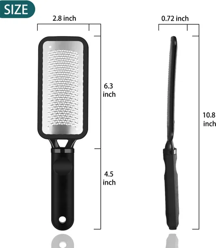 Miniatura 6 de Limas de pies para pedicura, removedor de callos de acero inoxidable para pies, raspador profesional para pies para callos de piel dura para tarifa