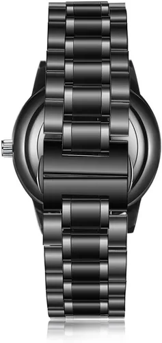 Miniatura 2 de Gemszoo Reloj de encargo de la foto del reloj personalizado de la foto del reloj del cuarzo de la malla del acero inoxidable para los hombres