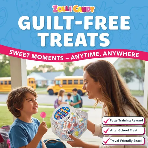Miniatura 4 de Zollipops Clean Teeth 7420 - Paletas anticaries, sin azúcar con xilitol para una sonrisa saludable, ideal para niños, diabéticos y dieta de ceto