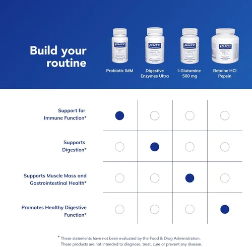 Miniatura 6 de Pure Encapsulations Probiotic IMM Mezcla probiótica estable para apoyar la función inmunológica y mantener la salud de los ojos, la nariz