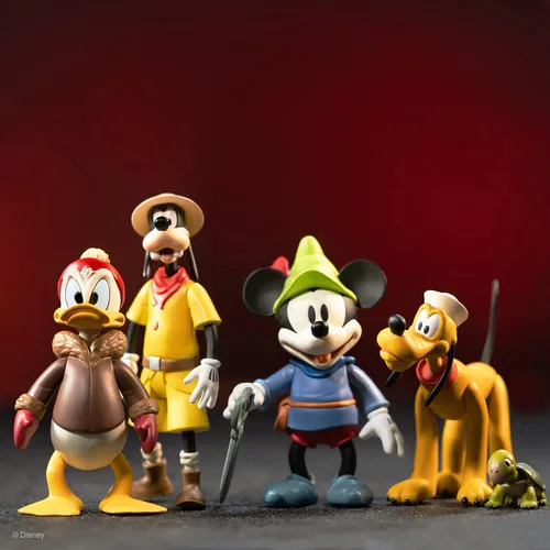 Miniatura 6 de Super7 Disney Hawaiian Holiday Bundle – Mickey, Minnie, Donald Duck and Goofy – Figura de acción de 3.75 pulgadas Coleccionables de películas
