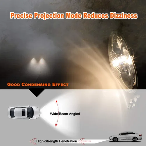 Miniatura 3 de Nixon Offroad Juego de luces antiniebla para Dodge Ram 1500 4000/2002-2009 Dodge Ram 2500 3500 2002-2009 Pickup con bombilla, parachoques