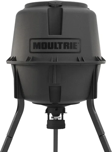 Moultrie Alimentador para venados estándar - Alimentador de juego programable de 200 lb. - Alimentador de vida silvestre controlado remotamente -