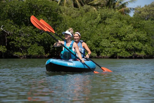 Miniatura 5 de TAHE Beach LP - Paquete completo de kayak inflable premium que incluye kayak, asiento, remo, bomba y bolsa de viaje/almacenamiento