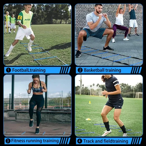 Miniatura 2 de HOTOOLME Conjunto de equipos de entrenamiento de agilidad, Equipo de entrenamiento de fútbol para niños,Equipo de entrenamiento de fútbol,Equipo