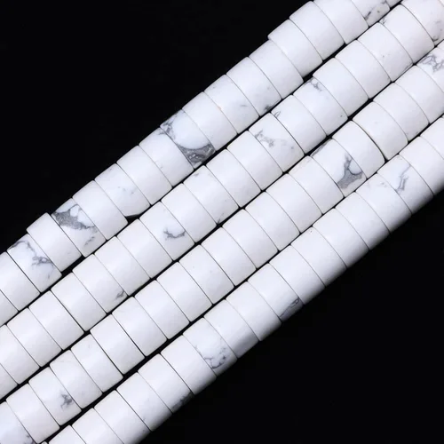 Miniatura 30 de Cuentas Heishi de piedra natural para hacer collares, cuentas pequeñas de piedra redonda plana de 0.116 pulgadas x 0.039 pulgadas para hacer joyas