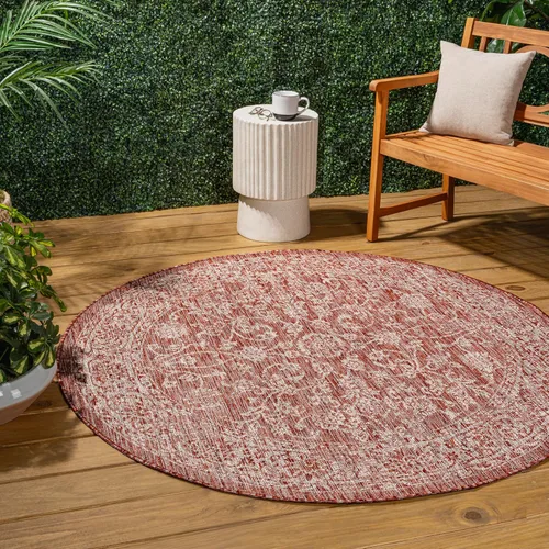 Miniatura 35 de JONATHAN Y Alfombra de pasillo floral tejida para interiores y exteriores 2X8, color crema/verde, tela bohemio texturizada para el patio trasero